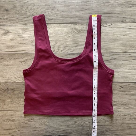 Terez Crop Top Bralette Size Large Scoop‎ Neck Comfort Built In Bra Casual - Picture 6 of 6